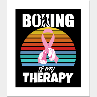 Boxing Is My Therapy Posters and Art